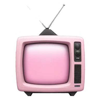 Light pink tv sticker