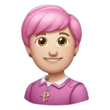 russian ruble pink bill sticker