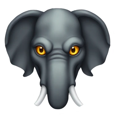 elephant oni mask dark dragon sticker