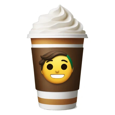 Americano in Starbucks autumn cup sticker