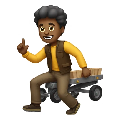 Wagon with a guy hitting the nae nae sticker