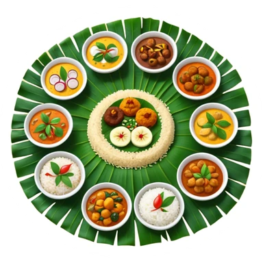 Kerala sadhya sticker