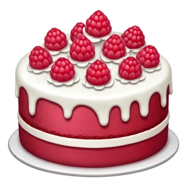 a raspberry cake sticker
