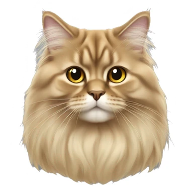 British longhair golden shades sticker