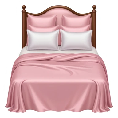 Light pink silk bed sticker