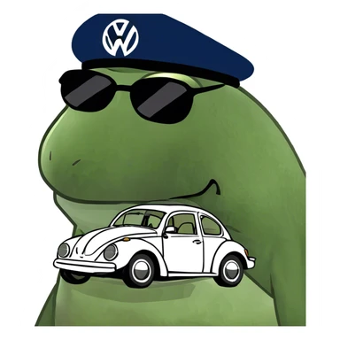 VW BETTLE sticker