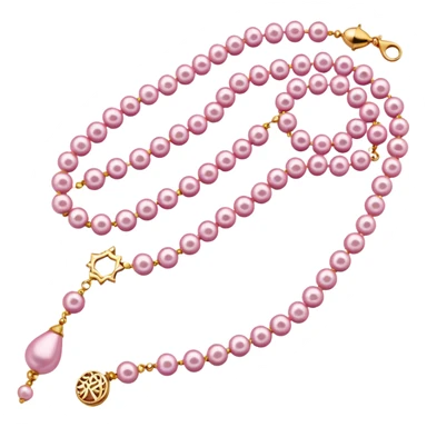 islam tasbih beads, girly colour sticker