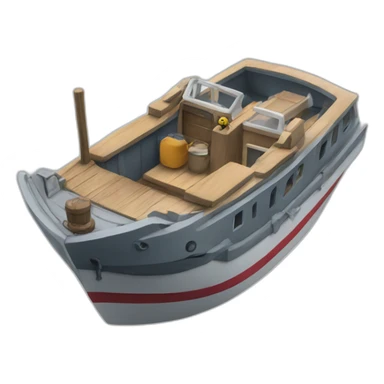Two boats docking sticker