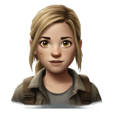 ellie williams from the last of us sticker