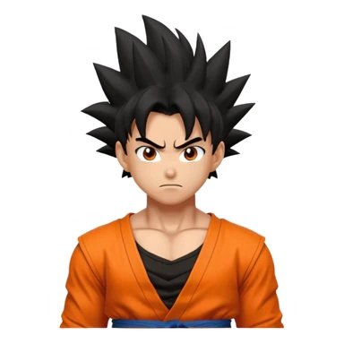 Goku character anime sticker