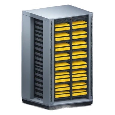 one large server rack sticker