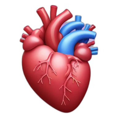 heart organ sticker