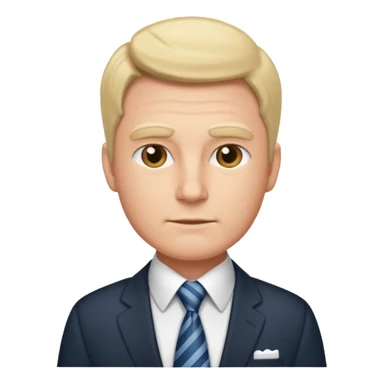 AN UNCLE with a tie in business clothes sticker