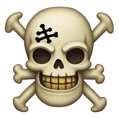 One Piece Jolly Roger sticker