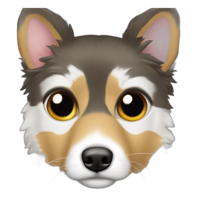 Berger australien yeux bleus sticker