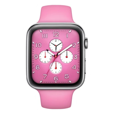 Reloj rosa sticker