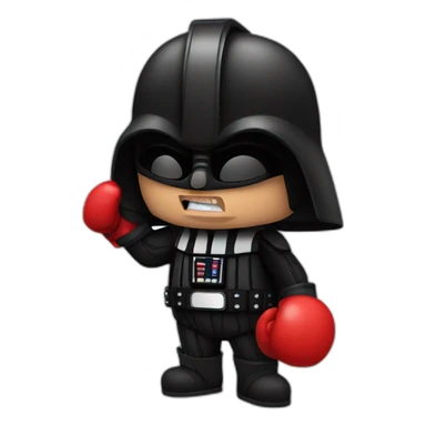 trump boxing dart vader sticker