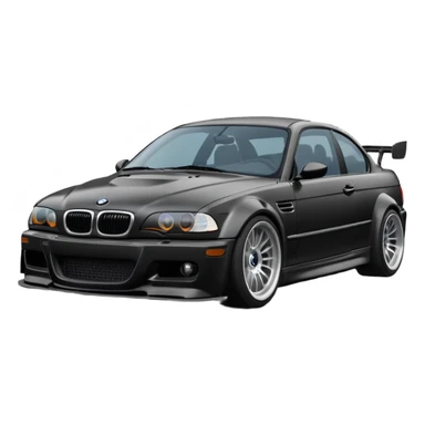 bmw m3 e46 drifting sticker