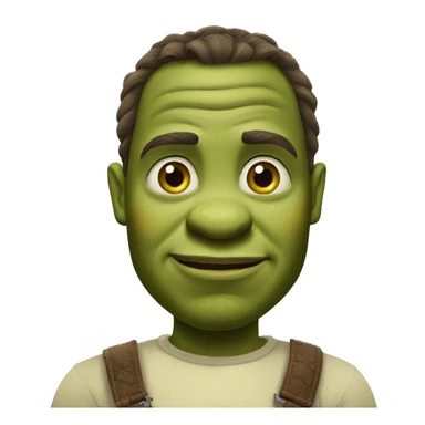 Shrek is a Ukrainian kozak sticker