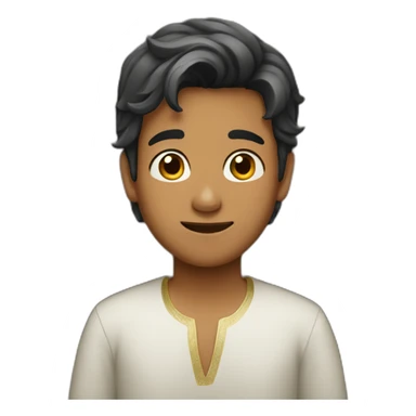 Boy wearing ghutra sticker