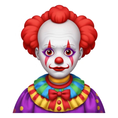 sad clowns sticker