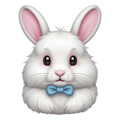 High resolution of a whole body rabbit sticker
