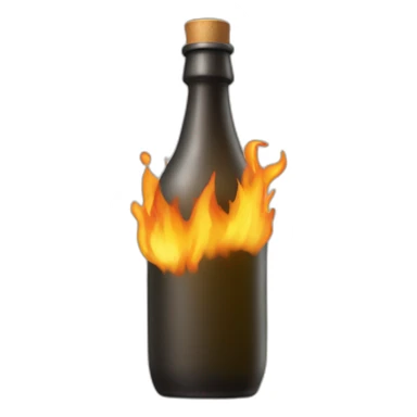Molotov cocktail sticker