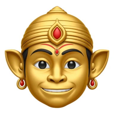 Hanuman ji gada emoji sticker