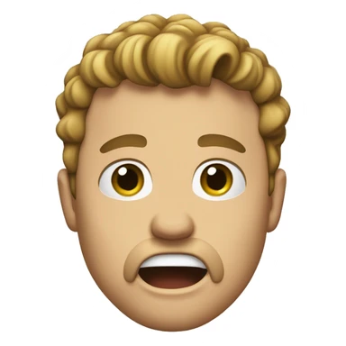 luke kunin yelling sticker