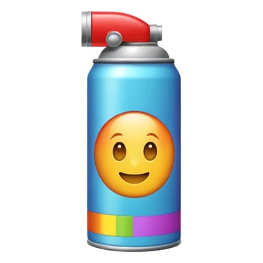 aerosol with a bright sticker   sticker