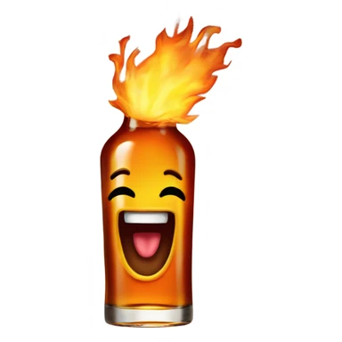 fireball whiskey very happy sticker