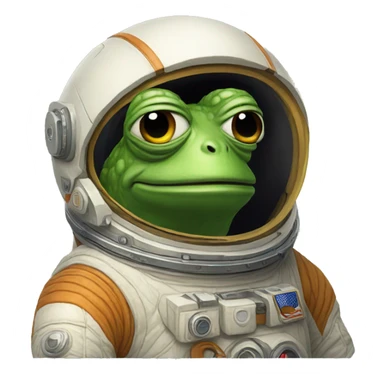 pepe stronaut sticker
