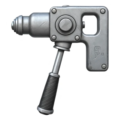 Pneumatic hammer swinging sticker