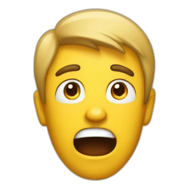 a guy is shocked sticker