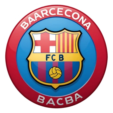 Fc Barcelona logo imoji sticker