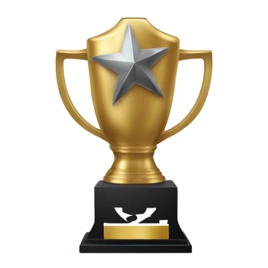 Fantasy football trophy with an asterisk next to it  sticker