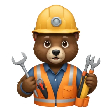 black bear engineer sticker