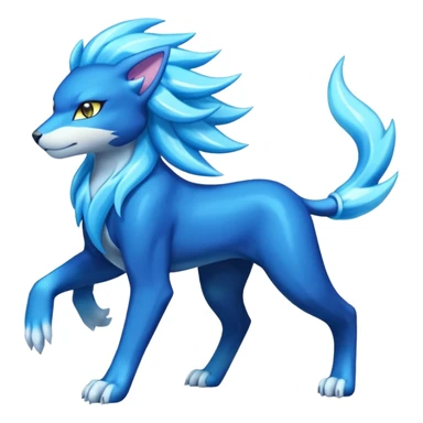 Luxray-Suicune-Amaura-fusion sticker