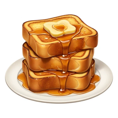 cinnamon apple french toast sticker