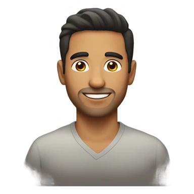 hispanic man in his 30s, gay and handsom sticker