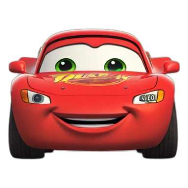pixar flash mcqueen sticker