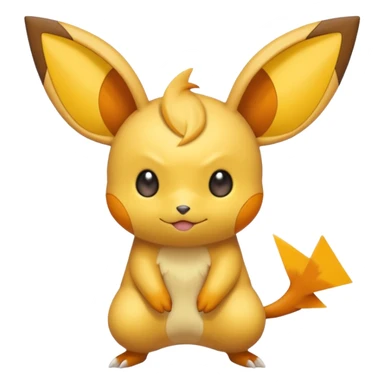 Victini-Pichu-Raichu-Fakémon-hybrid-creature (full body)  sticker