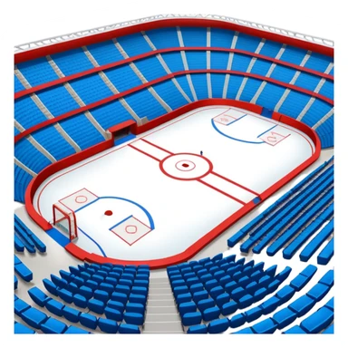 ice hockey stadium (#00A3E0) and red (#F9423A) sticker