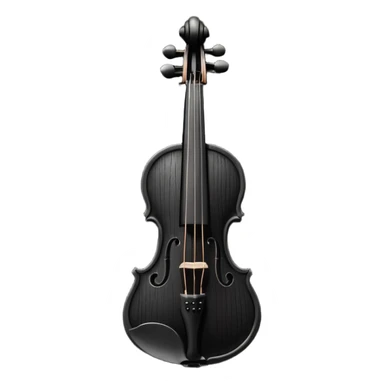 goth heart with a dark violin sticker