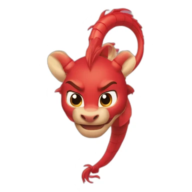 mushu mulan sticker