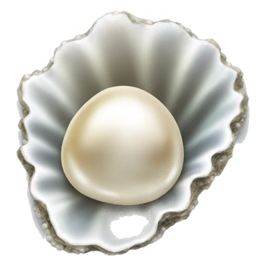 oyster with a pearl sticker