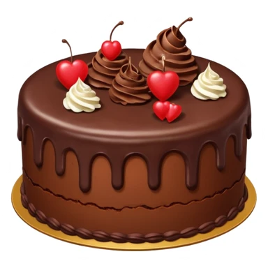 Fallen cake sticker