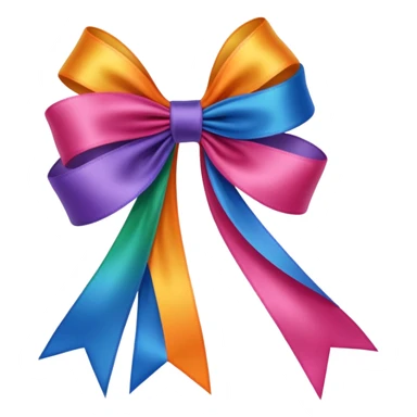Ribbon of same design in all colors sticker