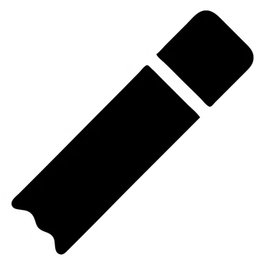 Backwoods icon, hand drawn, black outlines, white fill, simple and clean, side view sticker