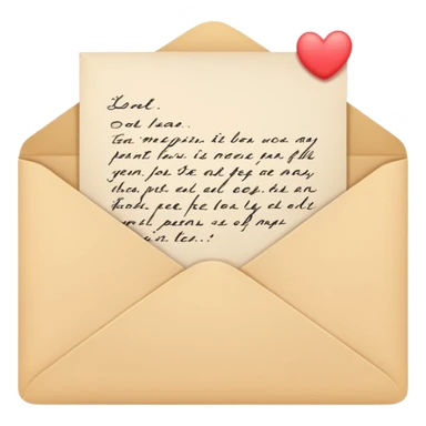 A letter
Emoji

 sticker